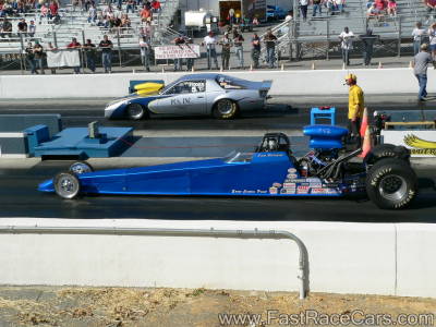 Blue Dragster